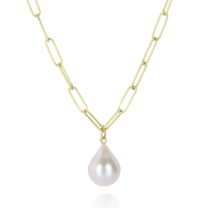 Necklaces Maria Beaulieu Blush Pink Freshwater Pearl Pendant Only