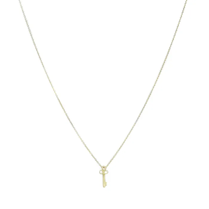 Necklaces Marian Maurer Micro Key Pendant Necklace