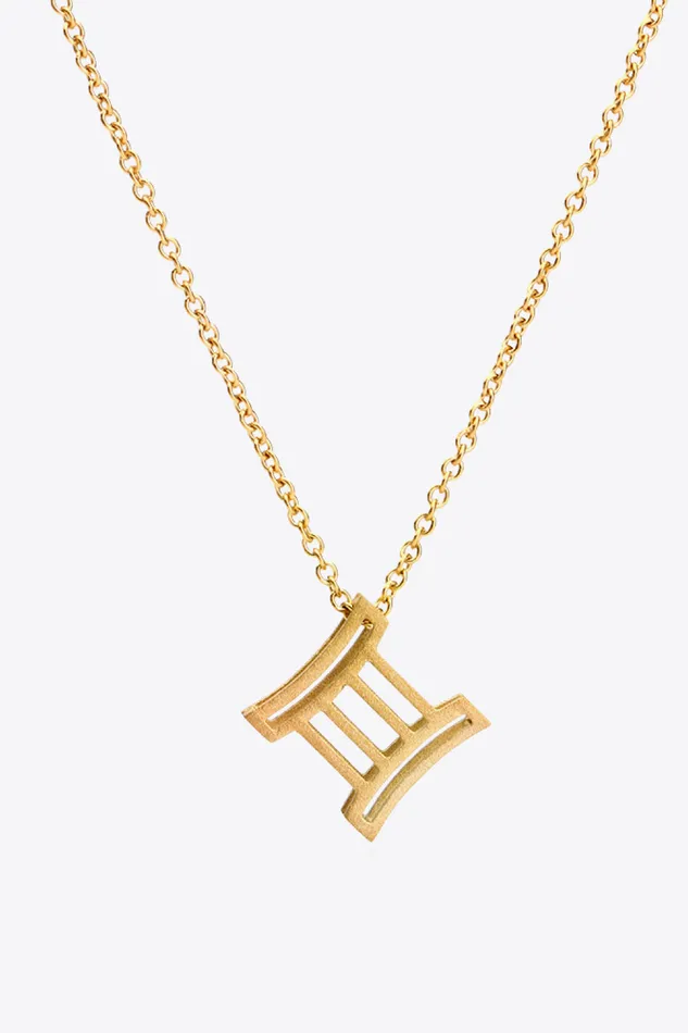 Necklaces Trendsi 18K Gold Plated Constellation Pendant Necklace