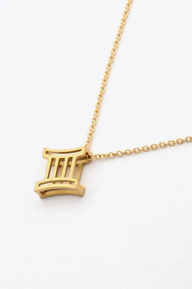 Necklaces Trendsi 18K Gold Plated Constellation Pendant Necklace