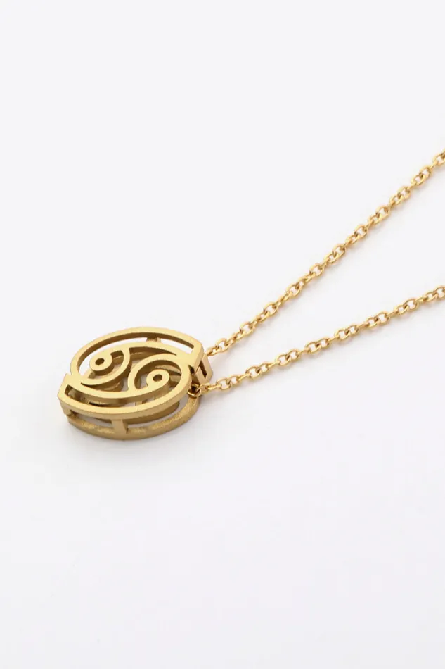 Necklaces Trendsi 18K Gold Plated Constellation Pendant Necklace