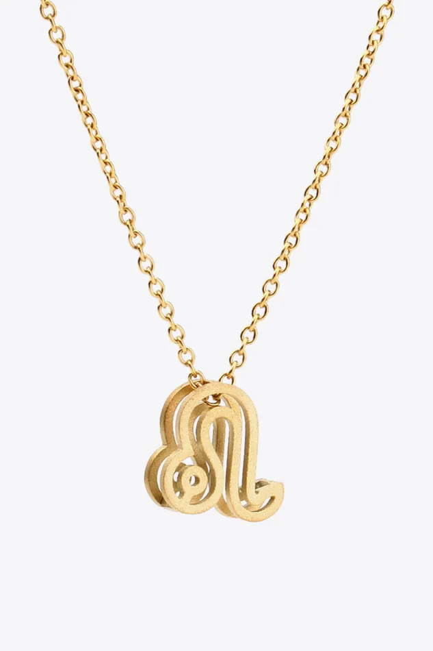 Necklaces Trendsi 18K Gold Plated Constellation Pendant Necklace