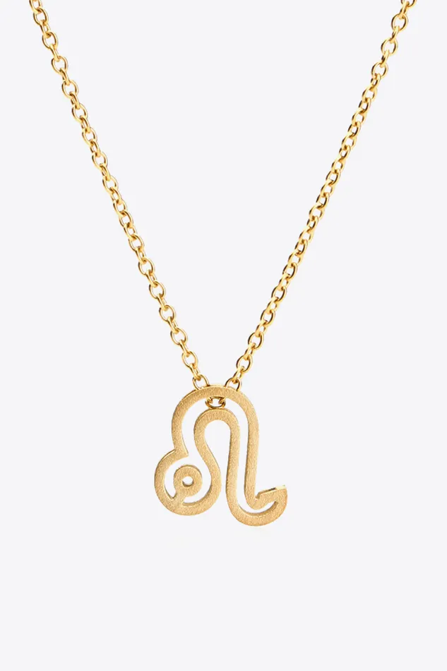 Necklaces Trendsi 18K Gold Plated Constellation Pendant Necklace