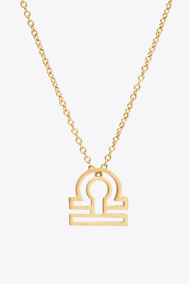 Necklaces Trendsi 18K Gold Plated Constellation Pendant Necklace