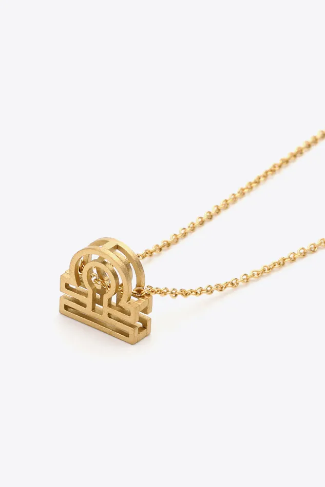 Necklaces Trendsi 18K Gold Plated Constellation Pendant Necklace