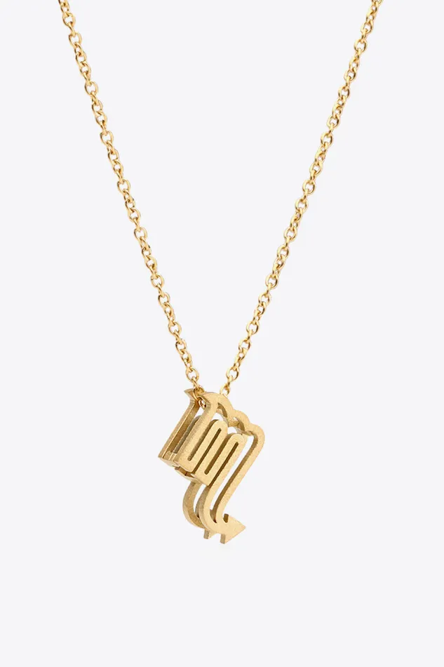 Necklaces Trendsi 18K Gold Plated Constellation Pendant Necklace