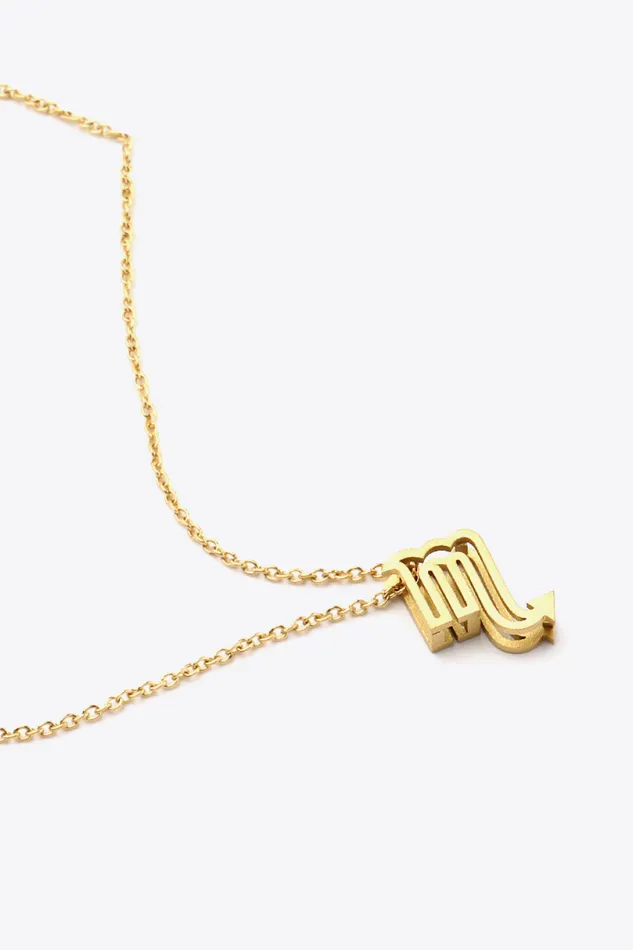 Necklaces Trendsi 18K Gold Plated Constellation Pendant Necklace