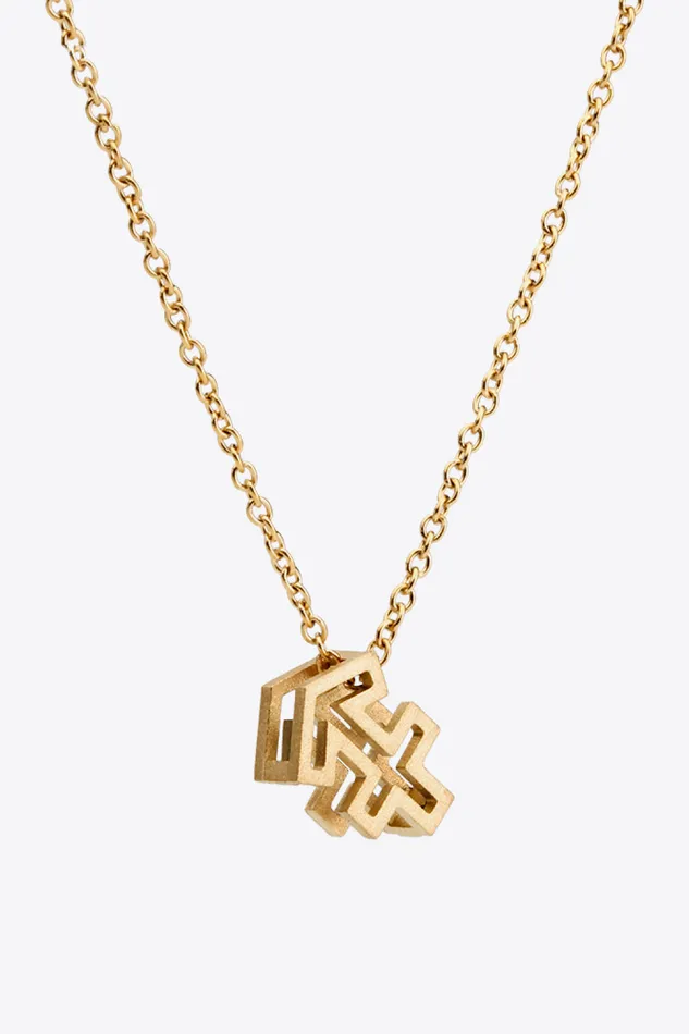 Necklaces Trendsi 18K Gold Plated Constellation Pendant Necklace