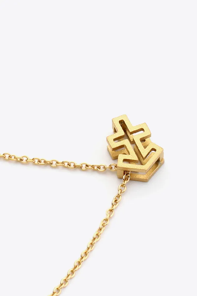 Necklaces Trendsi 18K Gold Plated Constellation Pendant Necklace