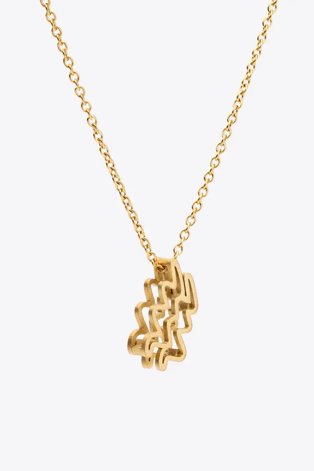 Necklaces Trendsi 18K Gold Plated Constellation Pendant Necklace