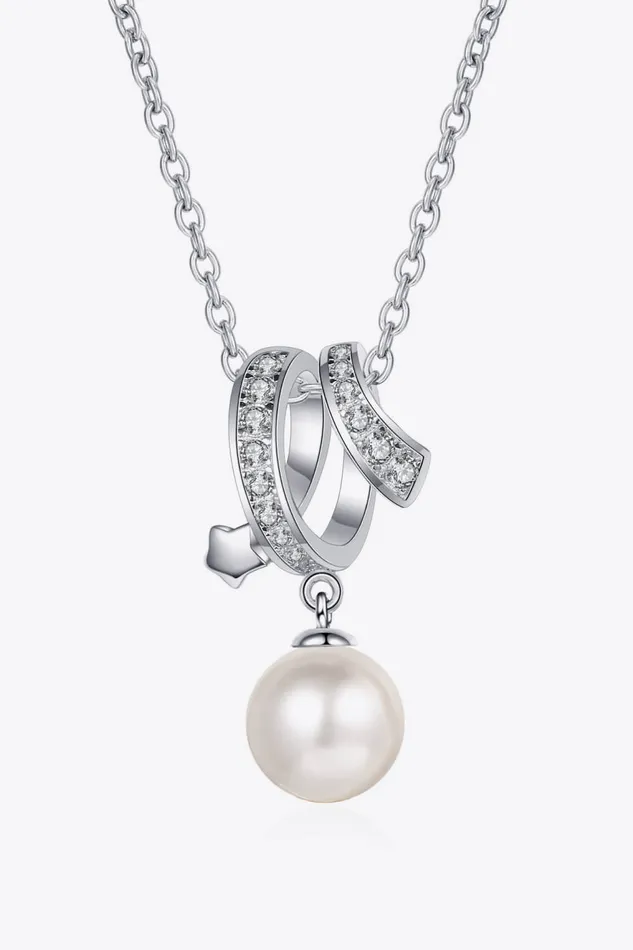 Trendsi Necklaces Give You A Chance Pearl Pendant Chain Necklace