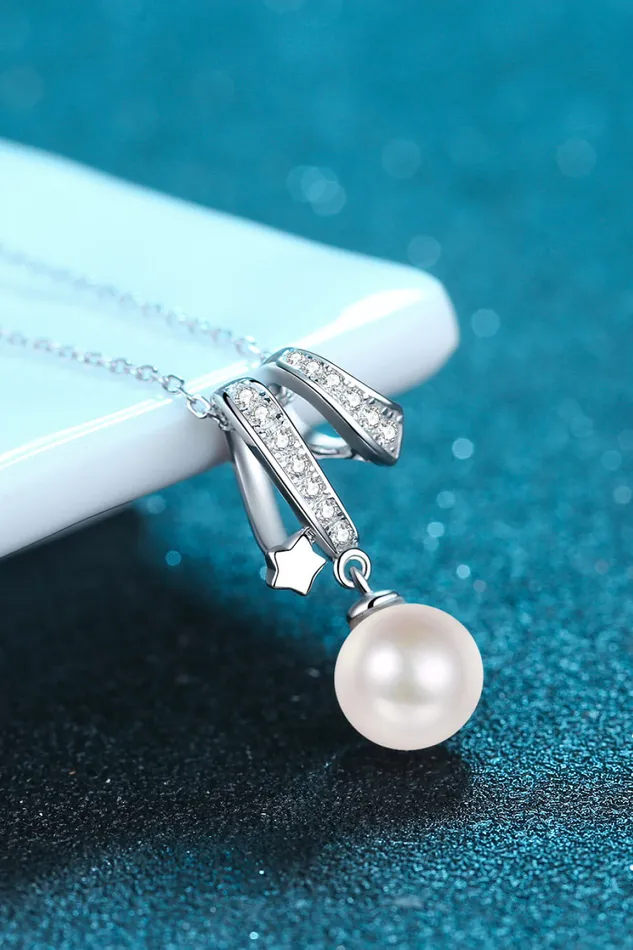 Trendsi Necklaces Give You A Chance Pearl Pendant Chain Necklace