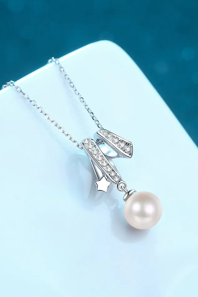 Trendsi Necklaces Give You A Chance Pearl Pendant Chain Necklace