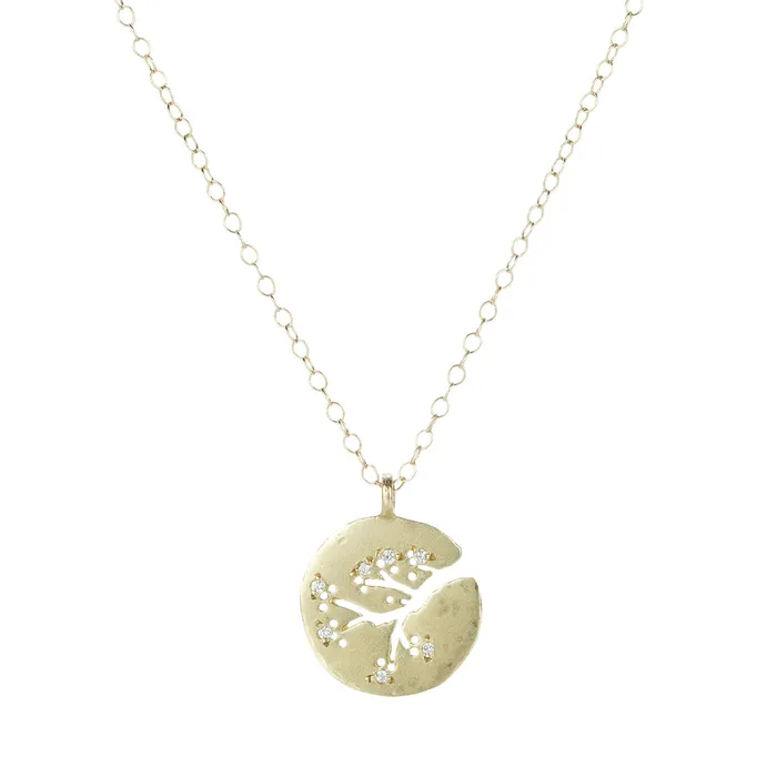 Victoria Cunningham Necklaces Diamond Cherry Blossom Necklace