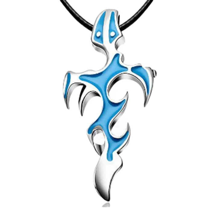 Alloy metal Flame Unisex Pendant Necklace sparklingselections Necklaces