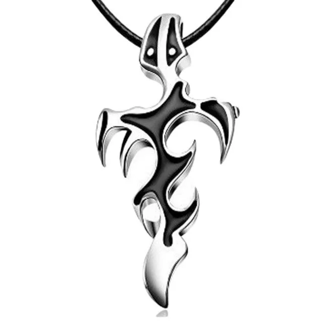 Alloy metal Flame Unisex Pendant Necklace sparklingselections Necklaces Alloy metal Flame Unisex Pendant Necklace sparklingselections Necklaces