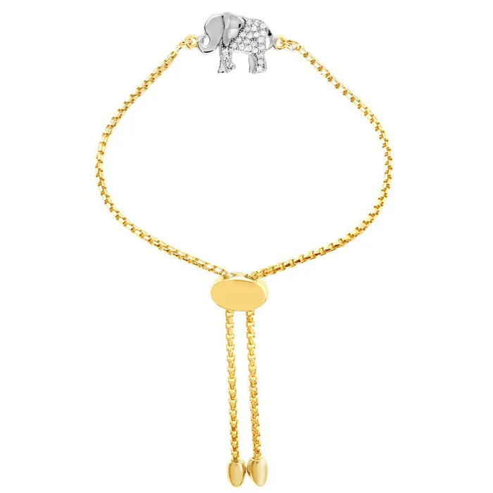 Charles Garnier Elephant CZ Friendship Bracelet Bracelets