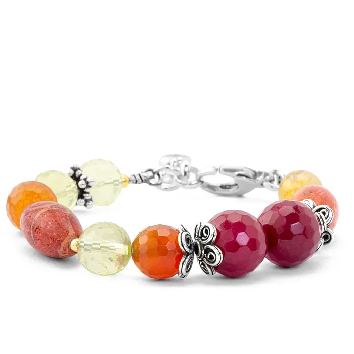 Elisa Ilana Bracelets Impressionist Collection Citrine Coral Bracelet Elisa Ilana Bracelets Impressionist Collection Citrine Coral Bracelet