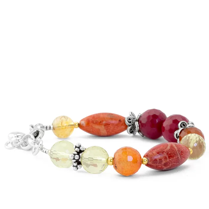 Elisa Ilana Bracelets Impressionist Collection Citrine Coral Bracelet Elisa Ilana Bracelets Impressionist Collection Citrine Coral Bracelet
