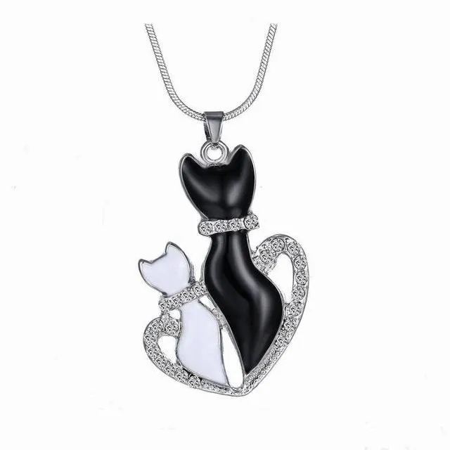 Heart Crystal Pendant Necklace For Women sparklingselections Necklaces