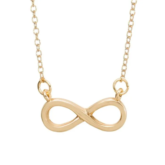 Infinity Gold Necklace Women Men Vintage Jewelry Minimalist 8 Shaped Copper Jesus Cross Clavicle Chain Collier Feminine sparklingselections Necklaces Infinity Gold Necklace Women Men Vintage Jewelry Minimalist 8 Shaped Copper Jesus Cross Clavicle Chain Collier Feminine sparklingselections Necklaces