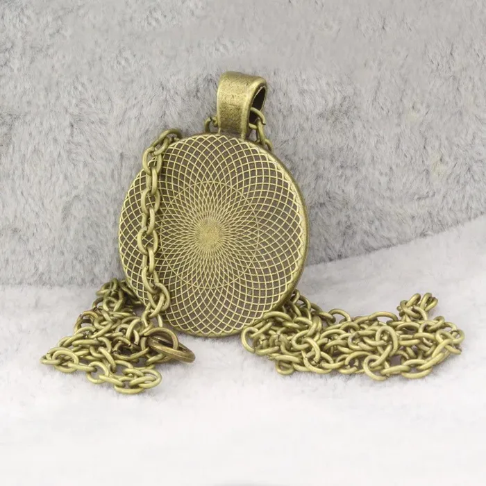 Life Tree Glass Cabochon Pendant Necklace sparklingselections Necklaces