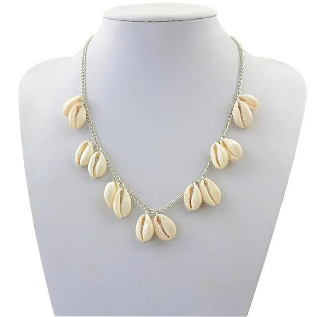 Natural Shell Pendant Necklace For Women sparklingselections Necklaces