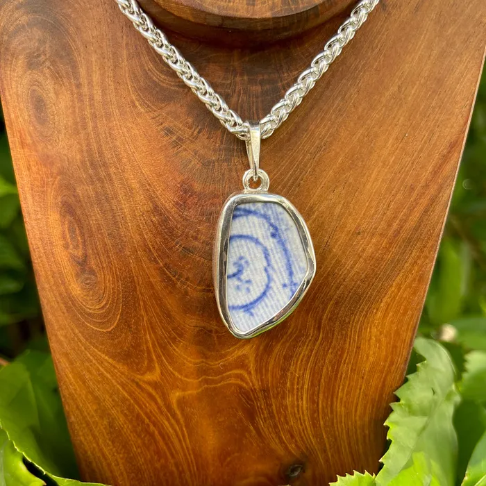 Necklaces Crucian Gold Stylized Sequence Sterling Silver Pendant