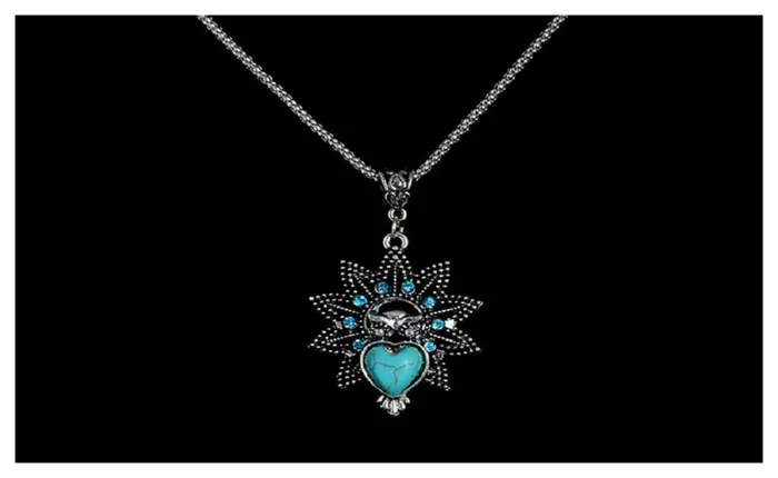 Necklaces Owl Tibetan Silver Crystal Statement Chain Necklace sparklingselections Necklaces Owl Tibetan Silver Crystal Statement Chain Necklace sparklingselections