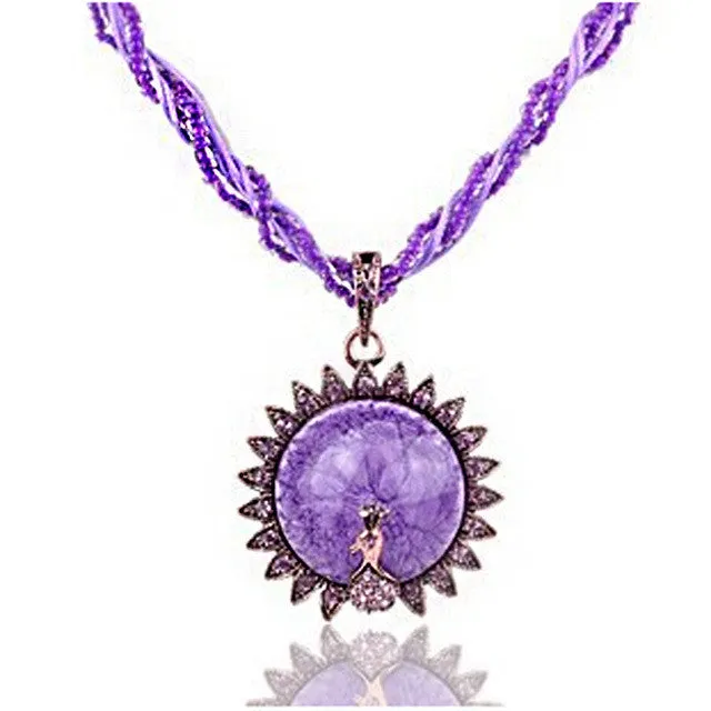 Necklaces sparklingselections Ethnic Bohemian Beads Peacock Pendant Necklace With Multilayer Chain Necklaces sparklingselections Ethnic Bohemian Beads Peacock Pendant Necklace With Multilayer Chain