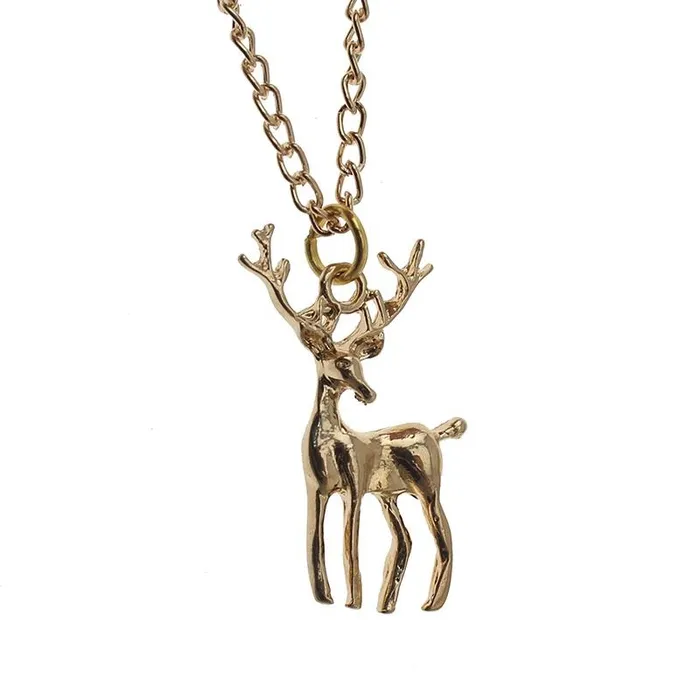 Necklaces sparklingselections New Womens Gold Jewelry Deer Pendant 16 Short Necklace Necklaces sparklingselections New Womens Gold Jewelry Deer Pendant 16 Short Necklace
