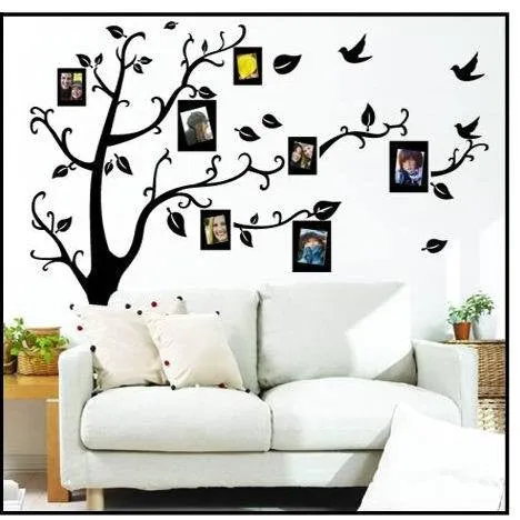 Necklaces sparklingselections Photo Tree frame PVC Wall Stickers