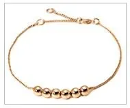 Necklaces sparklingselections Small Bead Ball Rose Gold Color Pendant Necklace For Women Necklaces sparklingselections Small Bead Ball Rose Gold Color Pendant Necklace For Women