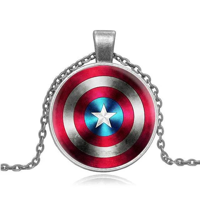 Necklaces Vintage Avengers United States Captain Mark The Time Gem Necklace sparklingselections Necklaces Vintage Avengers United States Captain Mark The Time Gem Necklace sparklingselections