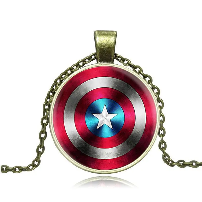 Necklaces Vintage Avengers United States Captain Mark The Time Gem Necklace sparklingselections Necklaces Vintage Avengers United States Captain Mark The Time Gem Necklace sparklingselections