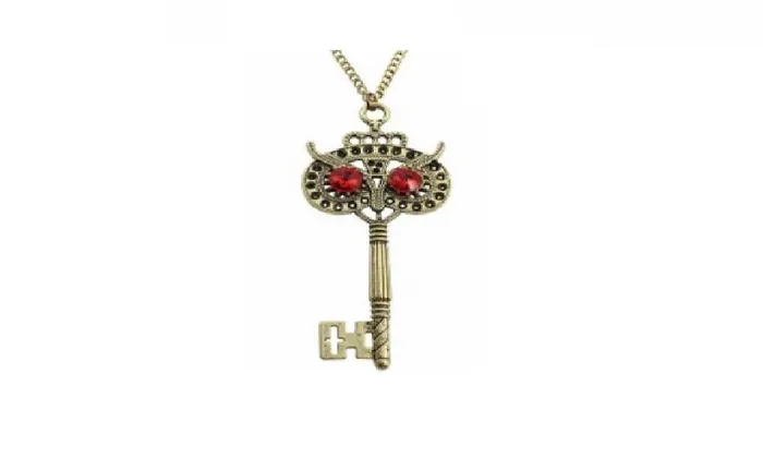 Owl key Long Sweater Pendant Necklace sparklingselections Necklaces