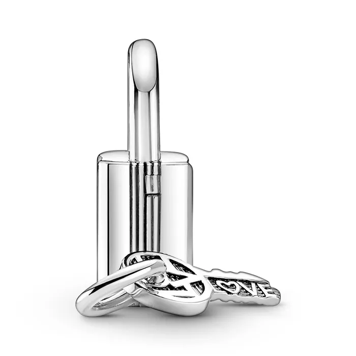 Pandora Charm Necklaces Pandora Padlock Key Dangle Charm