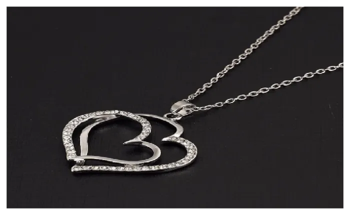 Sparkling Selections Necklaces Rhinestone Heart Pendant Necklace For Women Fashion Hollow Out Boho Choker Jewelry Sparkling Selections Necklaces Rhinestone Heart Pendant Necklace For Women Fashion Hollow Out Boho Choker Jewelry