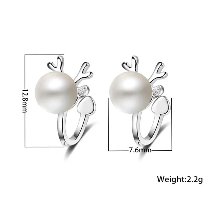 sparklingselections Earrings Pearl Earrings Stud For Women