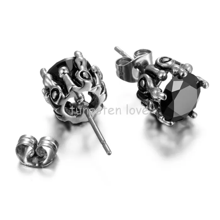 sparklingselections Hearts and Arrows Stone Stud Earrings For Women Earrings