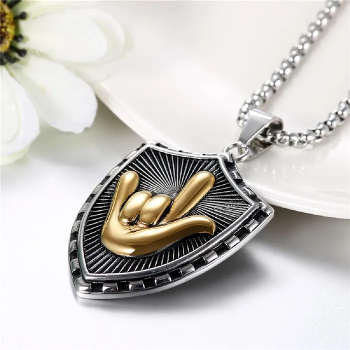 sparklingselections Necklaces Unisex Silver Hip Hop Fashion Love Necklace Pendants sparklingselections Necklaces Unisex Silver Hip Hop Fashion Love Necklace Pendants